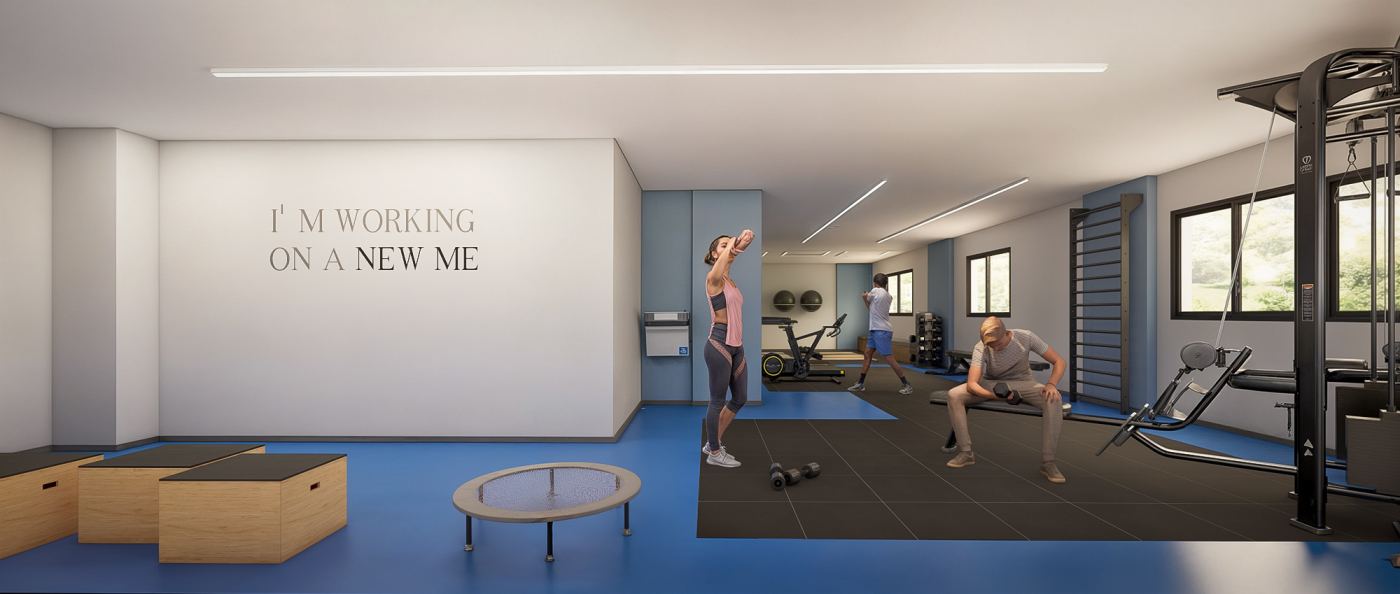 Fitness — Lyon Penha, Penha de França — perspectiva ilustrativa