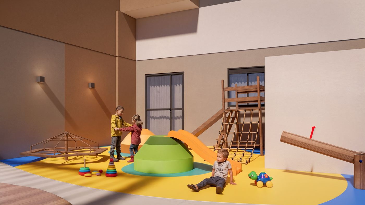 Playground — Lyon Penha, Penha de França — perspectiva ilustrativa