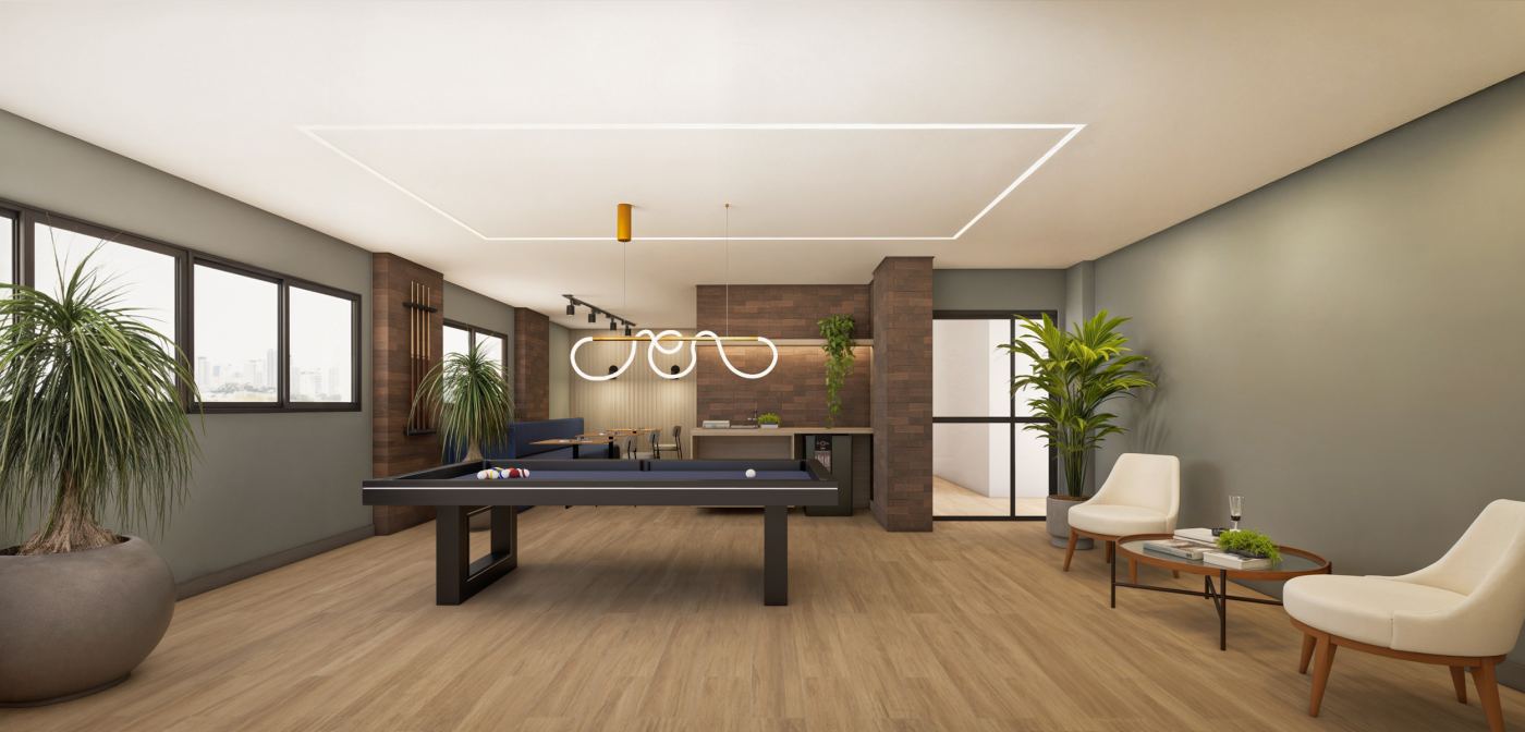 Sala de jogos adulto — Lyon Penha, Penha de França — perspectiva ilustrativa