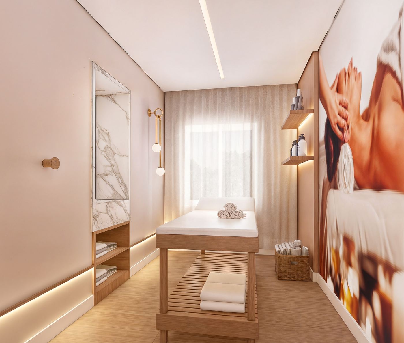Sala de massagem — Lyon Penha, Penha de França — perspectiva ilustrativa
